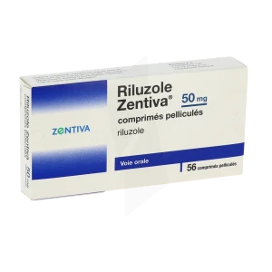 Riluzole Zentiva 50 Mg, Comprimé Pelliculé