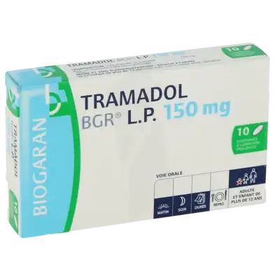 Tramadol Bgr L.p. 150 Mg, Comprimé à Libération Prolongée à Bergerac