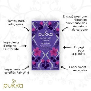Pukka Après-repas & Détox Secret De Cassis 20 Sachets