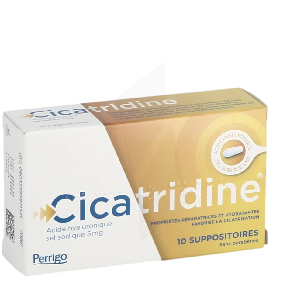 Cicatridine Acide Hyaluronique Suppositoires x 10 Pas Cher