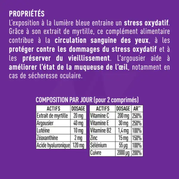 Granions Vision Comprimés B/50