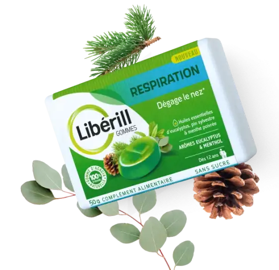 Libérill Gomme Respiration B/50g