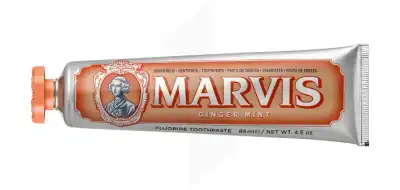 Marvis Orange Pâte Dentifrice Menthe Gingembre 75ml à MANCIET