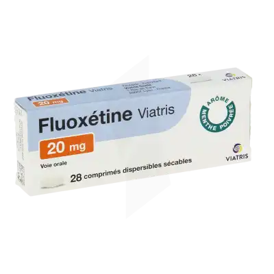 Fluoxetine Viatris 20 Mg, Comprimé Dispersible Sécable à CHASSE SUR RHÔNE