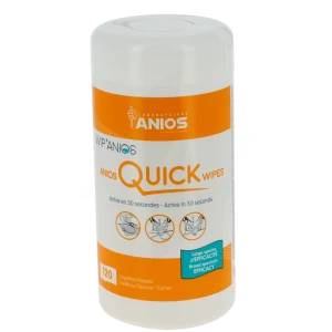 Anios Quick Wipes Lingettes Désinfectantes Action Rapide B/120