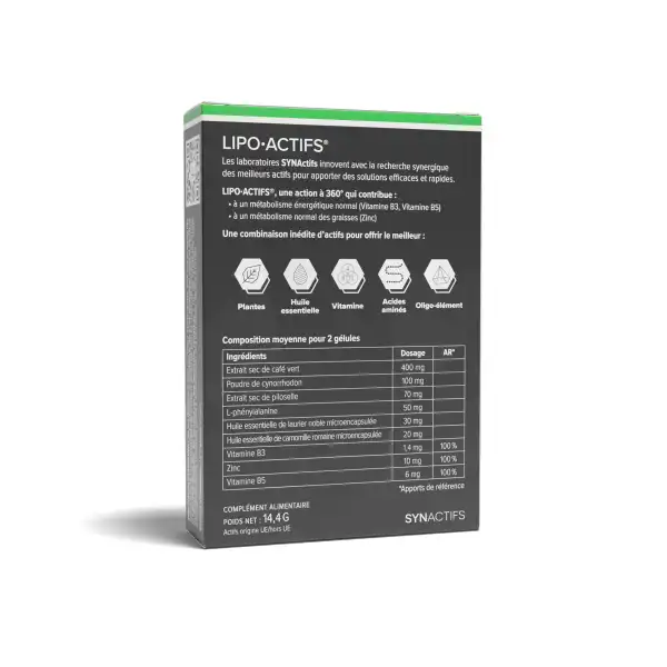 Aragan Synactifs Lipoactifs Gélules B/30