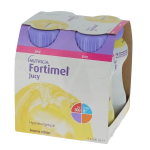Fortimel Jucy Nutriment Citron 4 Bouteilles/200ml