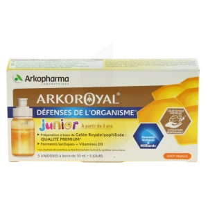 Arkoroyal Défenses Naturelles Gelée Enfant Dès 6 Ans 5 Doses/10ml