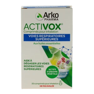 Arkopharma Activox Comprimés Pour Inhalation Boîte De 20