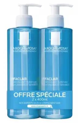 Effaclar Gel Moussant Purifiant 2fl Pompe/400ml à MULHOUSE