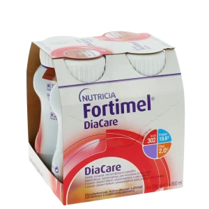 Fortimel Diacare Nutriment Chocolat 4 Bouteilles/200ml