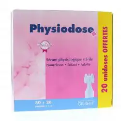 PHYSIODOSE SERUM PHYSIOLOGIQUE BTE DE 100