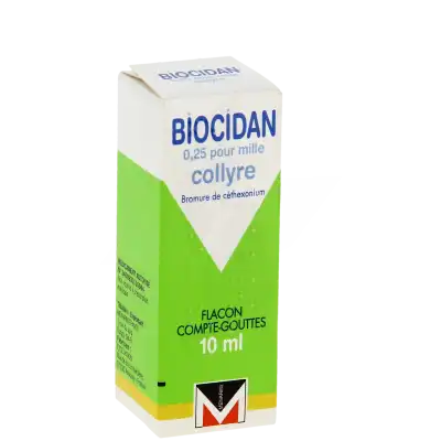 Biocidan 0,25 Pour Mille, Collyre à DAMMARIE-LES-LYS