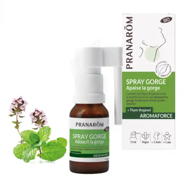 Aromaforce Spray Gorge Apaisant +bio Fl/15ml