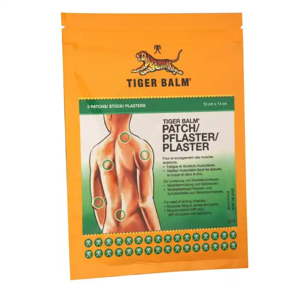 Tiger Balm Patch Anti-douleur Articulaire Et Musculaire Boîte De 3