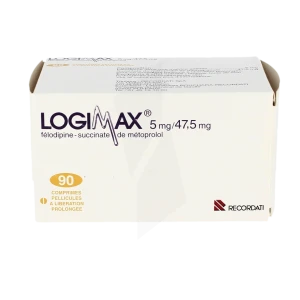 Logimax 5 Mg/47,5 Mg, Comprimé Pelliculé à Libération Prolongée
