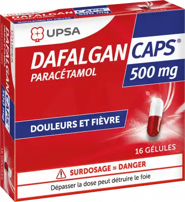 Dafalgancaps 500 Mg, Gélule à Angers