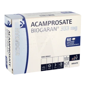 Acamprosate Biogaran 333 Mg, Comprimé Pelliculé Gastro-résistant