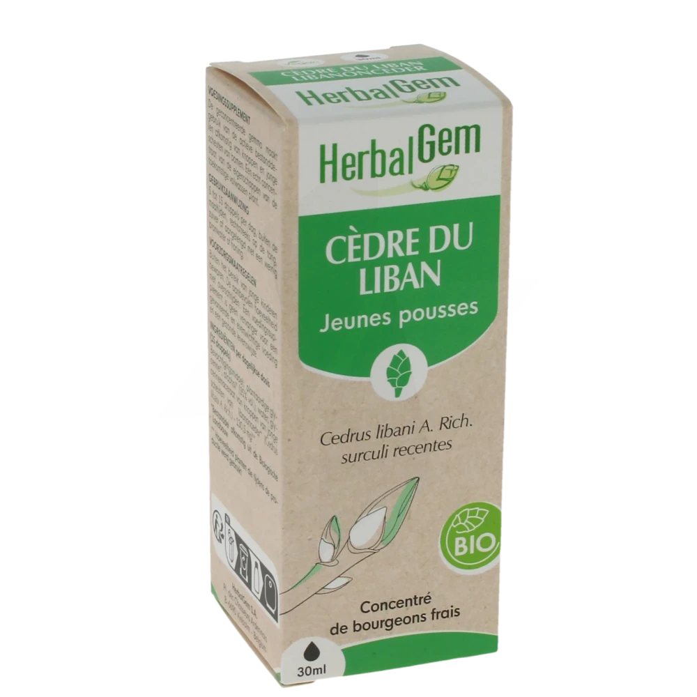 Herbalgem Cèdre Macérat Bio Fl Cpte-gttes/30ml