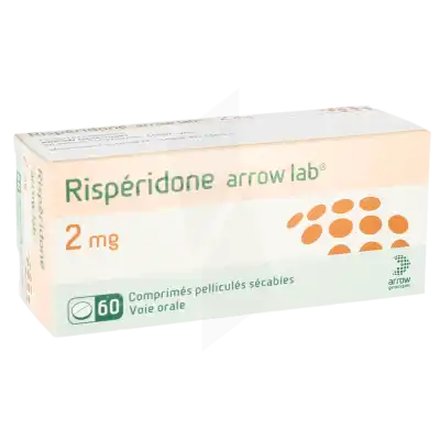 RISPERIDONE ARROW LAB 2 mg, comprimé pelliculé sécable