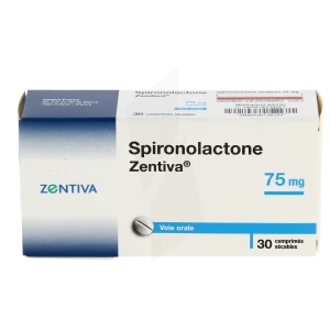 Spironolactone Zentiva 75 Mg, Comprimé Sécable