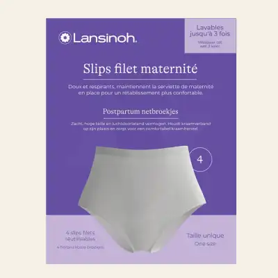Lansinoh Slip filet maternité lavable B/4