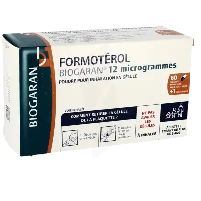 Formoterol Biogaran 12 Microgrammes, Poudre Pour Inhalation En Gélule à Paris