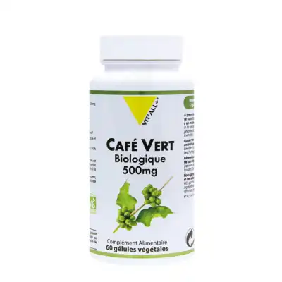 Vitall+ Café Vert 500mg Bio Gélules végétales B/60
