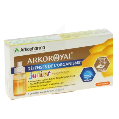 Arkoroyal Défenses Naturelles Gelée Enfant Dès 6 Ans 5 Doses/10ml à MONTEUX