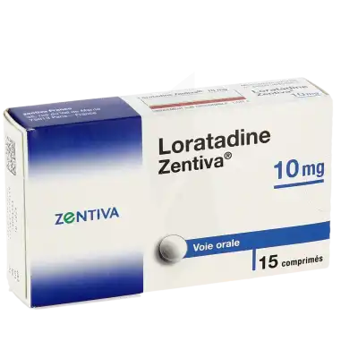 Loratadine Zentiva 10 Mg, Comprimé à Saint-Pierre-des-Corps