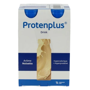Protenplus Drink Nutriment Hyperprotéiné Noisette 4bouteilles/200ml