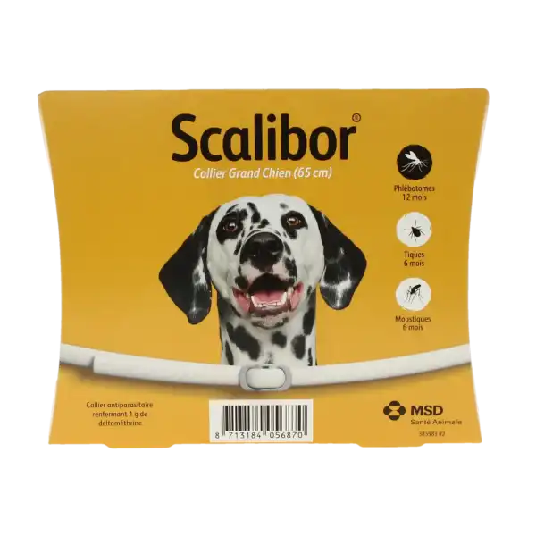 Scalibor Collier Grand Chien, Collier Médicamenteux