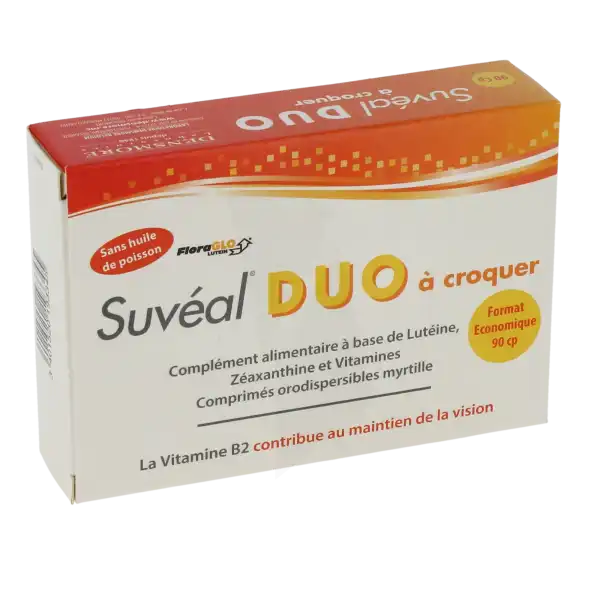 Suvéal Duo Comprimés à Croquer B/90