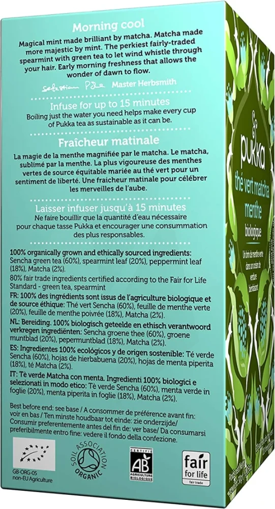 Thé vert Matcha BIO, issu de l'agriculture biologique
