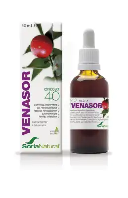 Soria Natural Venasor C-40 Solution buvable Fl compte-gouttes/50ml