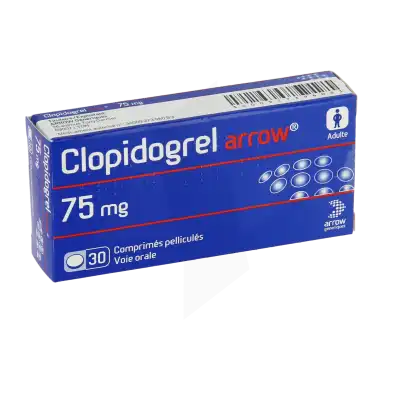 Clopidogrel Arrow 75 Mg, Comprimé Pelliculé à Casteljaloux