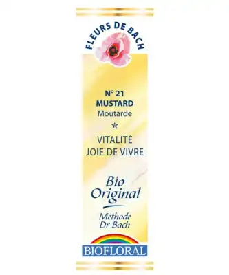 Biofloral Fleurs De Bach N°21 Mustard Elixir à MARSEILLE