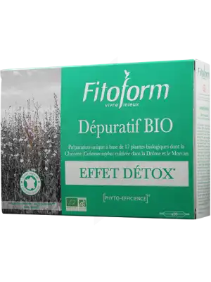 Fitoform Dépuratif Solution buvable 2*20Ampoules/10ml
