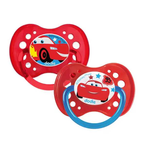 Dodie Disney Sucettes Silicone +18 Mois Cars Duo