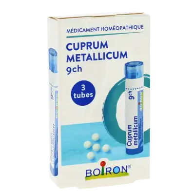 Boiron Cuprum Metallicum 9ch Granules 3 Tubes De 4 G à BARCARÈS (LE)
