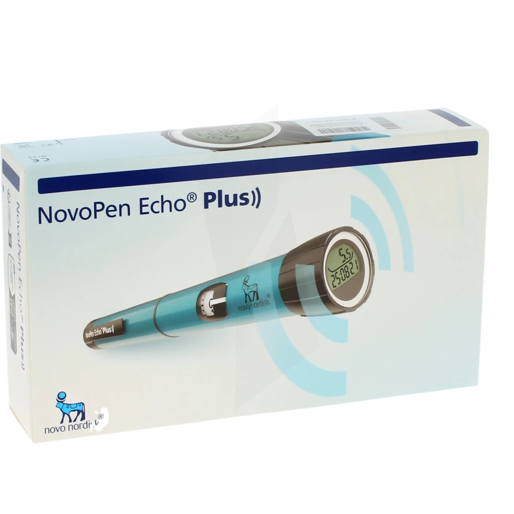 Novopen Echo Plus Stylo Injecteur Insuline Réutilisable Blue