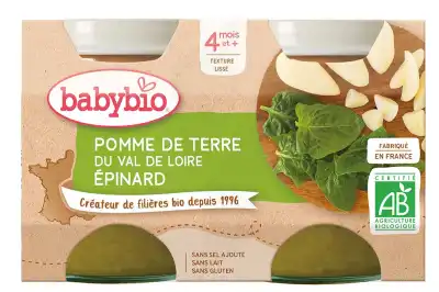 BABYBIO Pot Pomme de terre Epinards