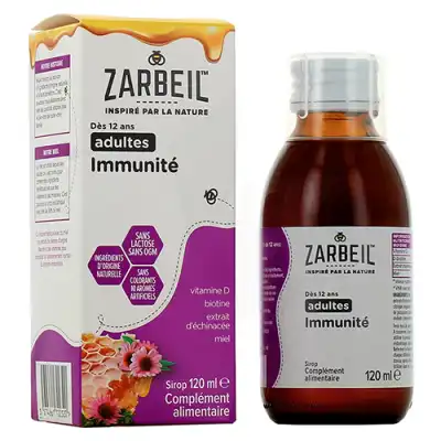 Zarbeil Sirop Immunité Nuit Adulte Fl/120ml à Vierzon