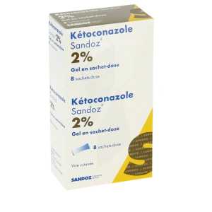 Ketoconazole Sandoz 2 %, Gel En Sachet-dose