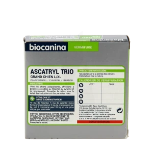 Ascatryl Trio Biocanina Grand Chien L/xl, Comprimé