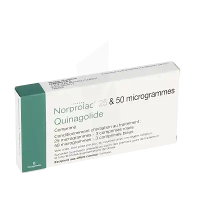 Norprolac 25 Et 50 Microgrammes, Comprimé à LA CRAU