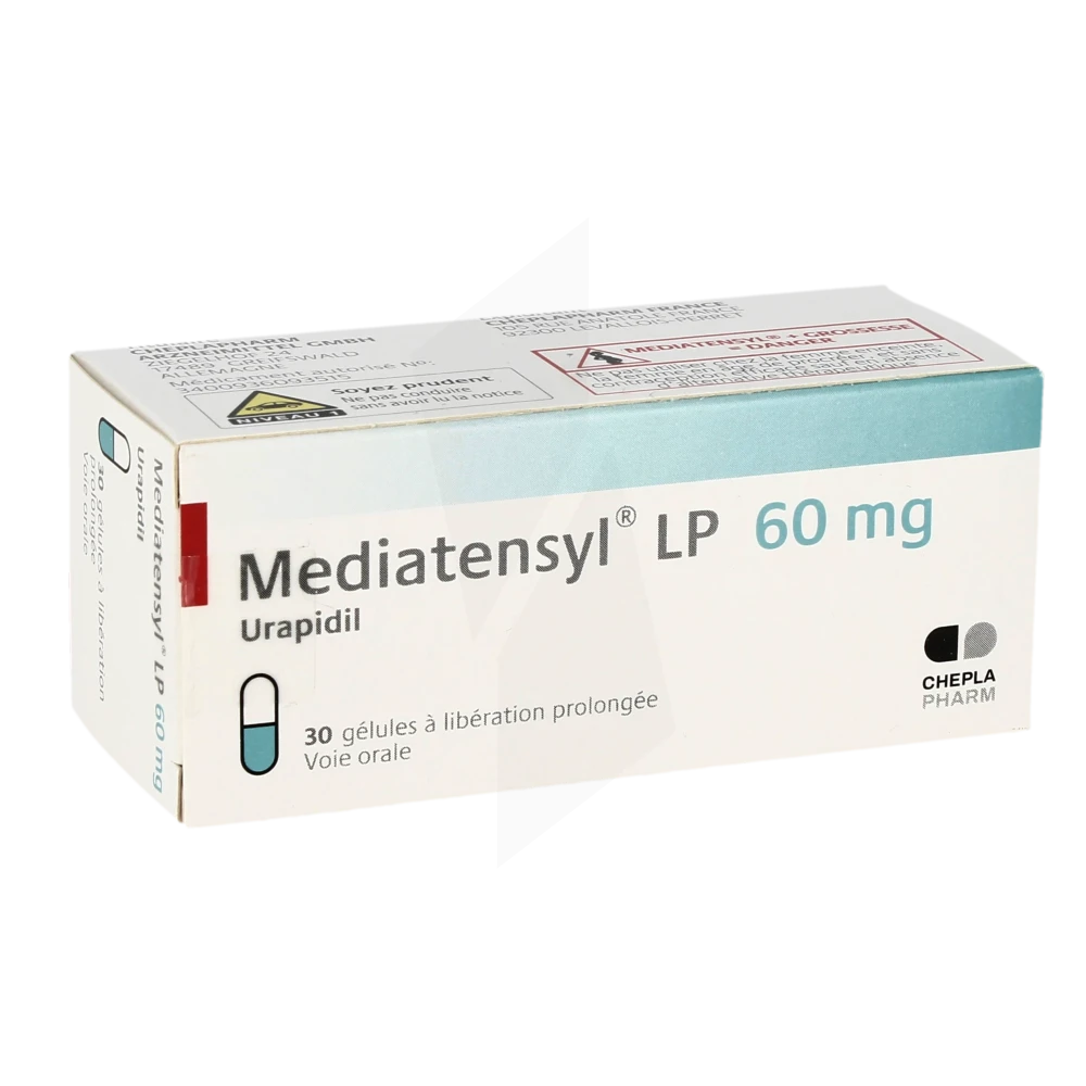 Mediatensyl Lp 60 Mg, Gélule à Libération Prolongée