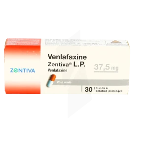 Venlafaxine Zentiva Lp 37,5 Mg, Gélule à Libération Prolongée