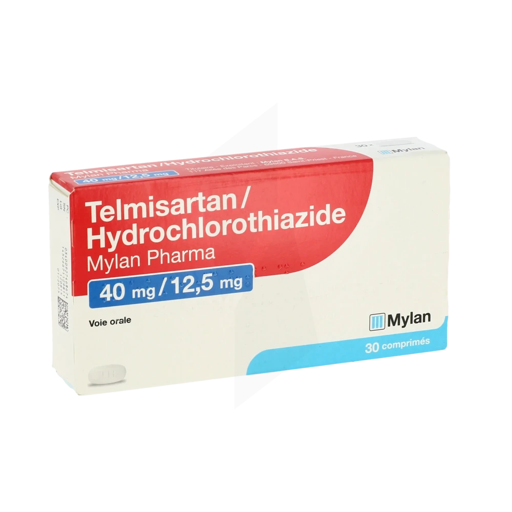 Telmisartan/hydrochlorothiazide Viatris 40 Mg/12,5 Mg, Comprimé