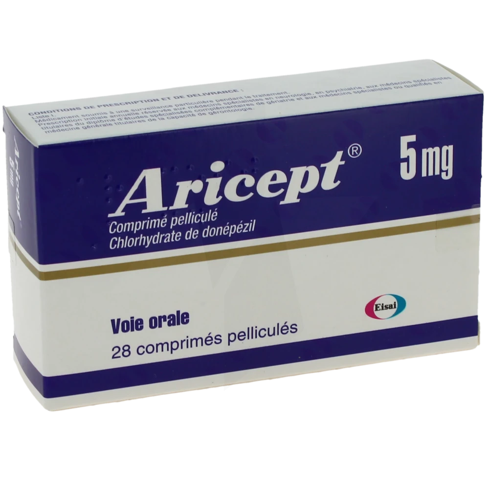 Aricept 5 Mg, Comprimé Pelliculé